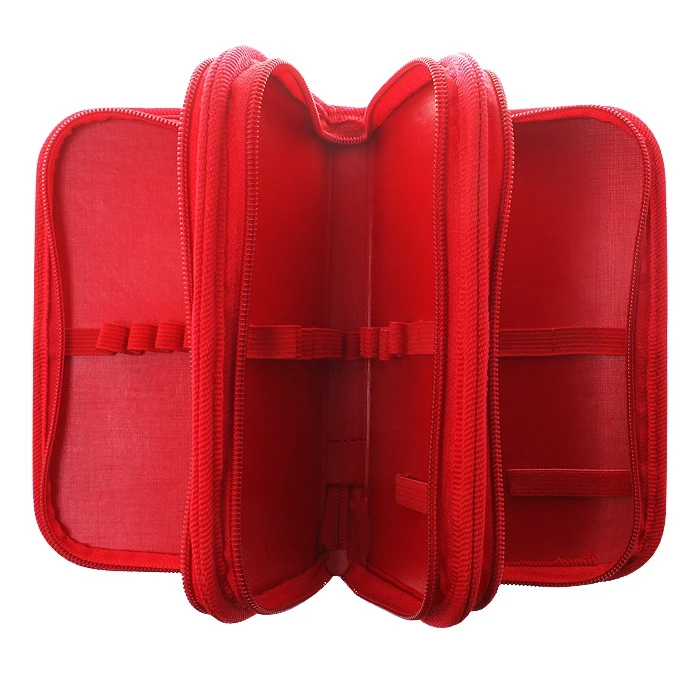 Пенал 3отдел. 190*105мм Яркие цветочки