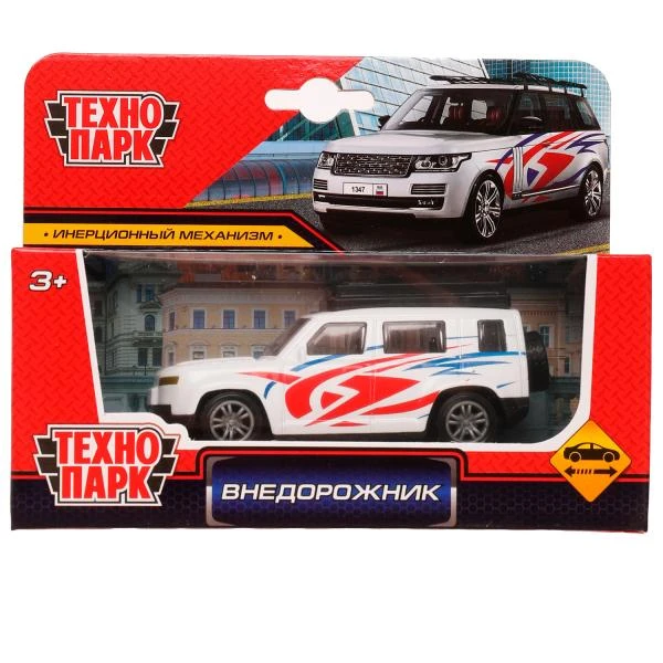 Машина металлическая ВНЕДОРОЖНИК СПОРТ, 10,5 см, инерция, кор Технопарк