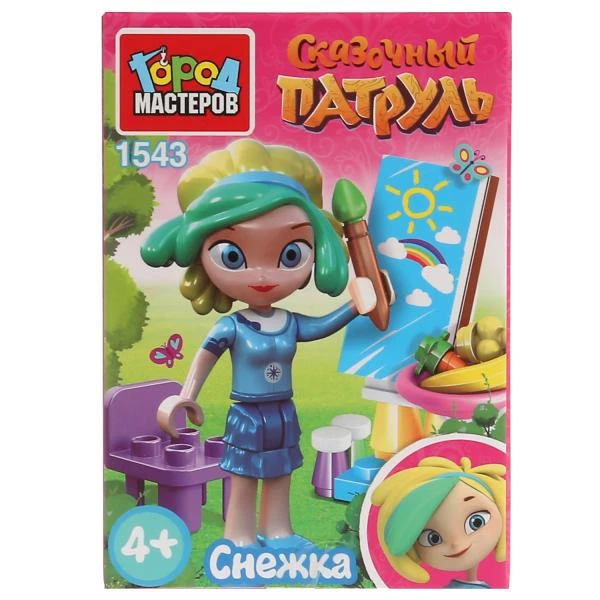 СКАЗОЧНЫЙ ПАТРУЛЬ конструктор Снежка художница 38 дет. в кор. Город мастеров СКАЗОЧНЫЙ ПАТРУЛЬ конструктор Снежка художница 38 дет. в кор. Город мастеров