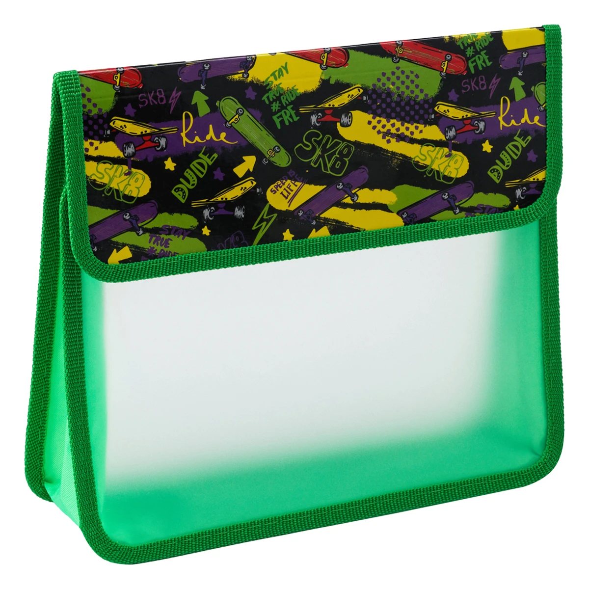 Папка для тетрадей 2 отделения, А5, ArtSpace "Skate", 230*215*40мм, Папка для тетрадей 2 отделения, А5, ArtSpace "Skate", 230*215*40мм,