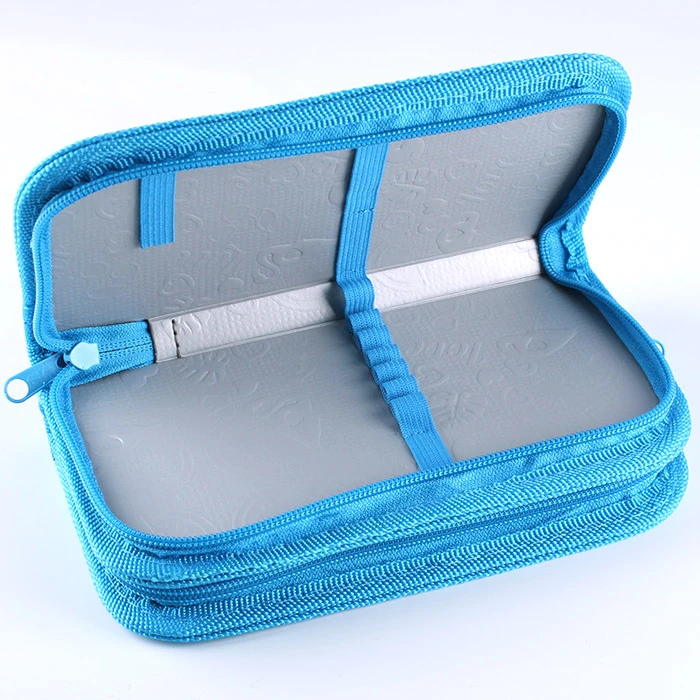 Пенал 2отдел. 190*105мм Фламинго и листья