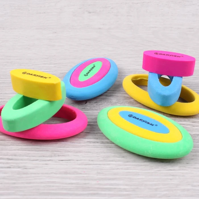 Ластик "Darvish" овальный ассорти