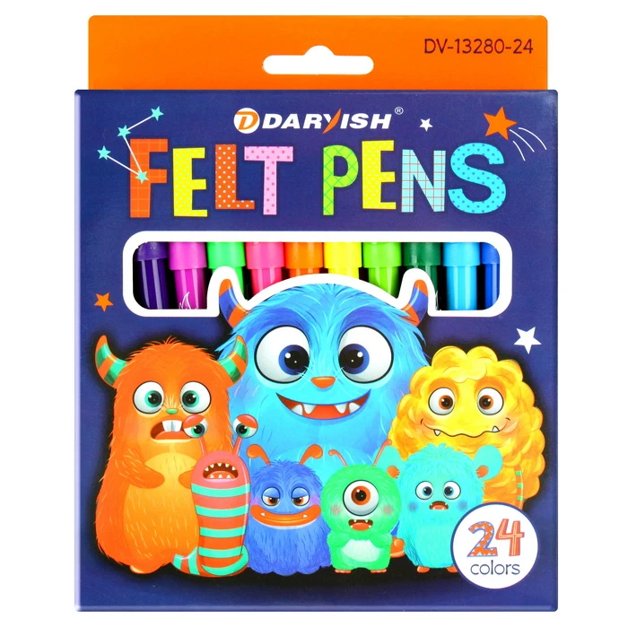  Фломастеры 24 цв на водной основе