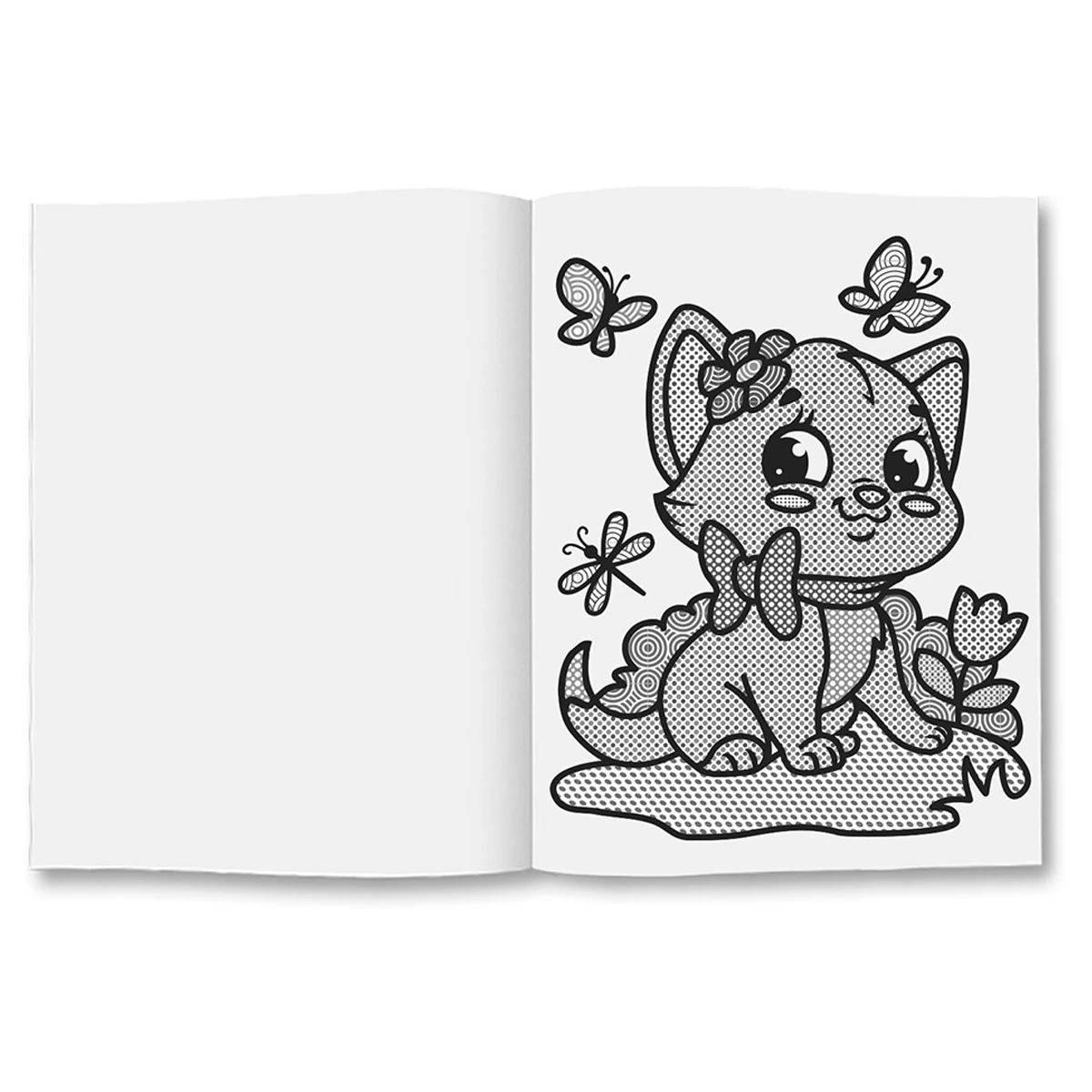 Раскраска водная 200*250 ГЕОДОМ "Для малышей. Веселые котята", 12стр.