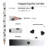 КАРАНДАШ ЧЕРНОГРАФИТОВЫЙ "HappyGraphix Jumbo. Монохром. Сердечки" 4В,