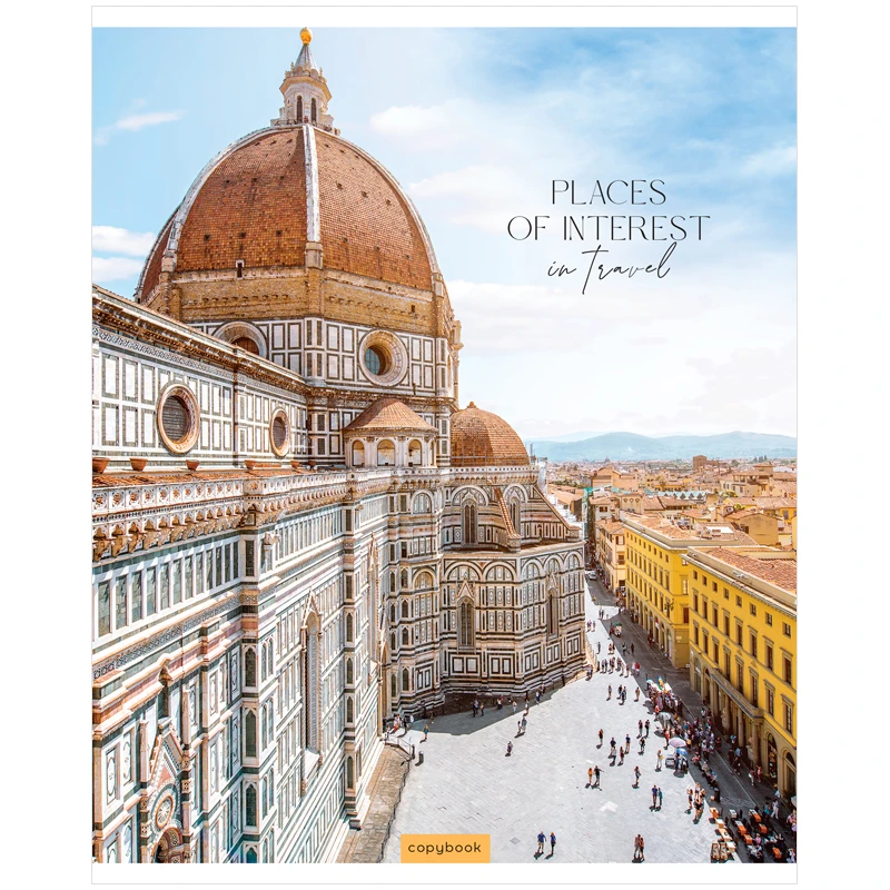 Тетрадь 48л., А5, клетка ArtSpace "Путешествие. Places of interest"