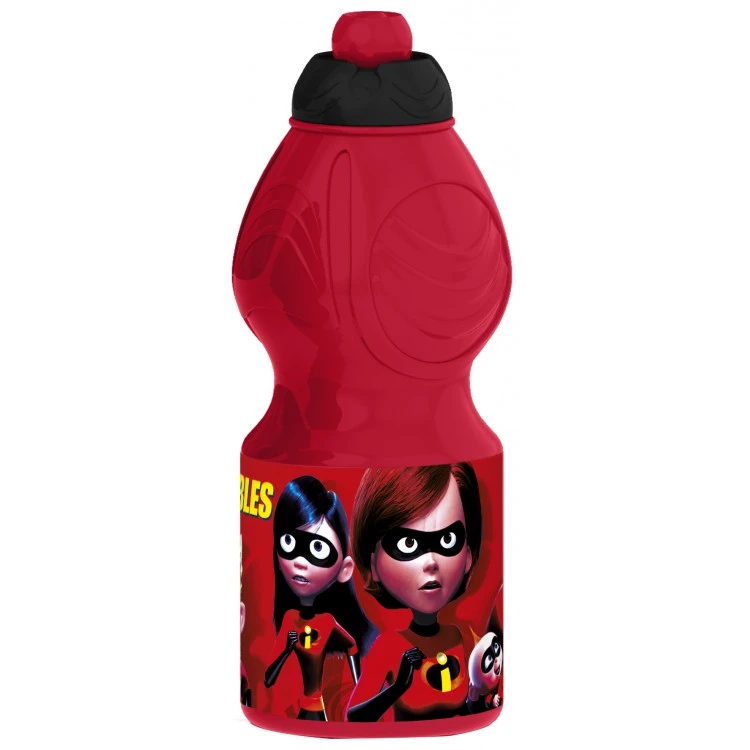 Бутылка пластиковая (спортивная, фигурная, 400 мл). Суперсемейка 2 Бутылка пластиковая (спортивная, фигурная, 400 мл). Суперсемейка 2