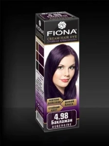Fiona Крем-краска Баклажан 4.98/6498 Fiona Крем-краска Баклажан 4.98/6498