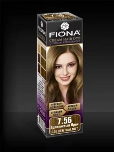 Fiona Крем-краска Золотистый орех 7.56/6756 Fiona Крем-краска Золотистый орех 7.56/6756