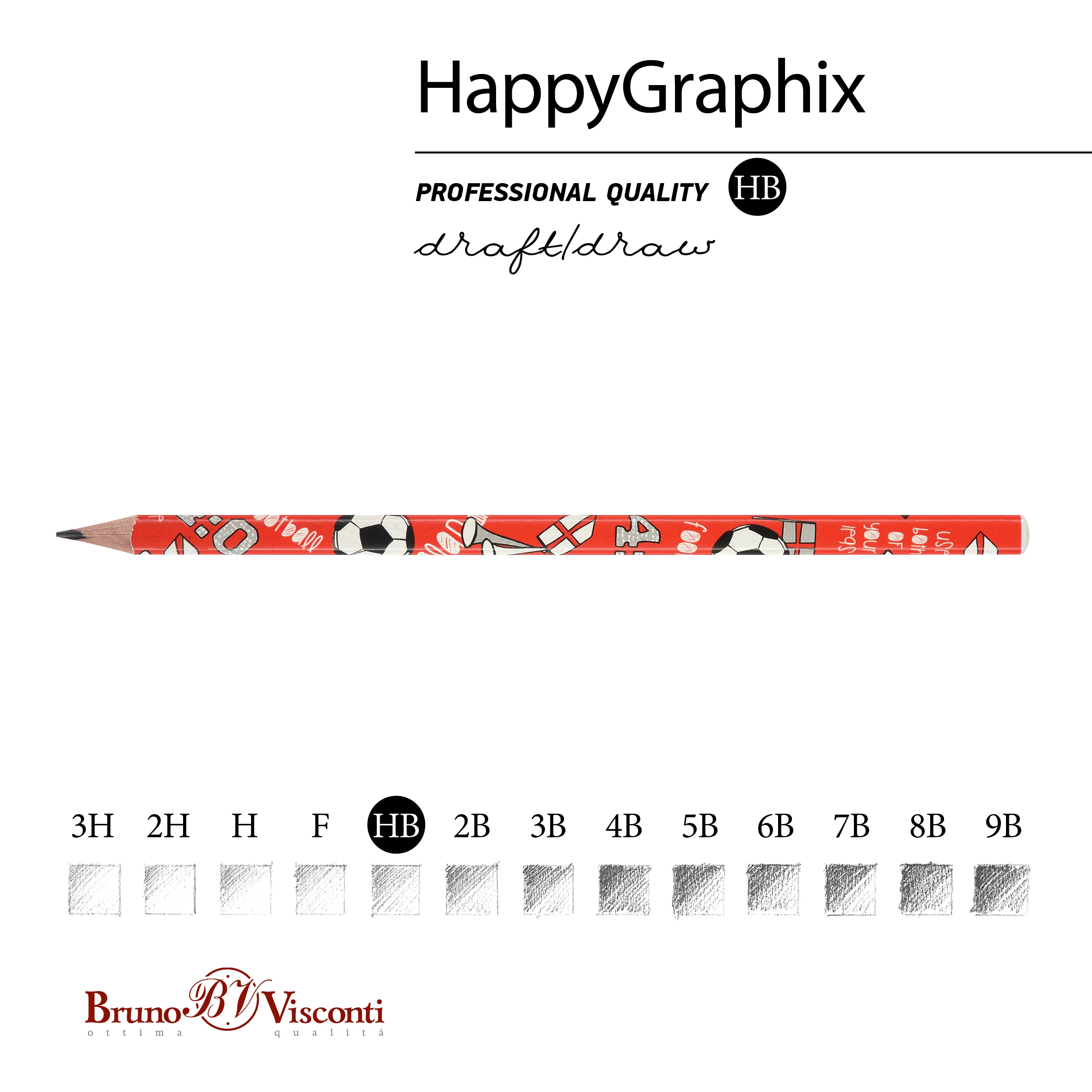 КАРАНДАШ ЧЕРНОГРАФИТОВЫЙ "HappyGraphix. Футбол.Чемпионы. Англия" НВ КАРАНДАШ ЧЕРНОГРАФИТОВЫЙ "HappyGraphix. Футбол.Чемпионы. Англия" НВ