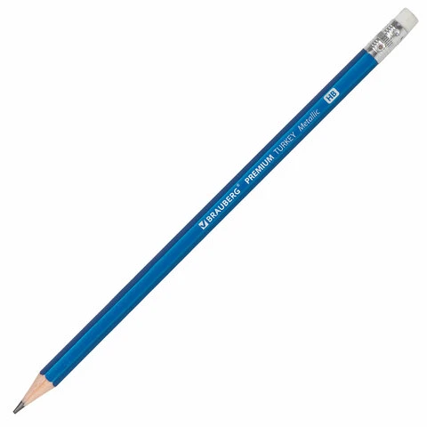 Карандаш чернографитный BRAUBERG "PREMIUM TURKEY", 1 шт., Карандаш чернографитный BRAUBERG "PREMIUM TURKEY", 1 шт.,