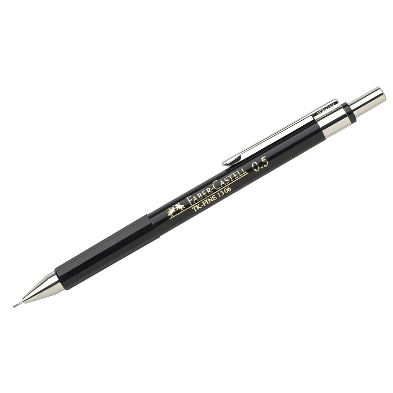 Карандаш механический Faber-Castell "TK-Fine 1306", HB, 0,5мм, черный