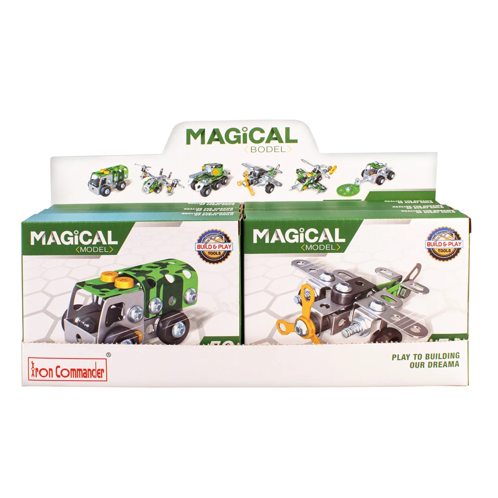 Конструктор металлический "Военная техника" Конструктор металлический "Военная техника"