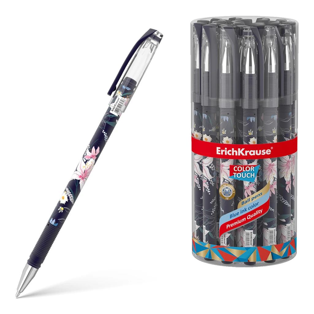 Ручка шариковая Erich Krause® ColorTouch® Lily, цвет чернил синий Ручка шариковая Erich Krause® ColorTouch® Lily, цвет чернил синий