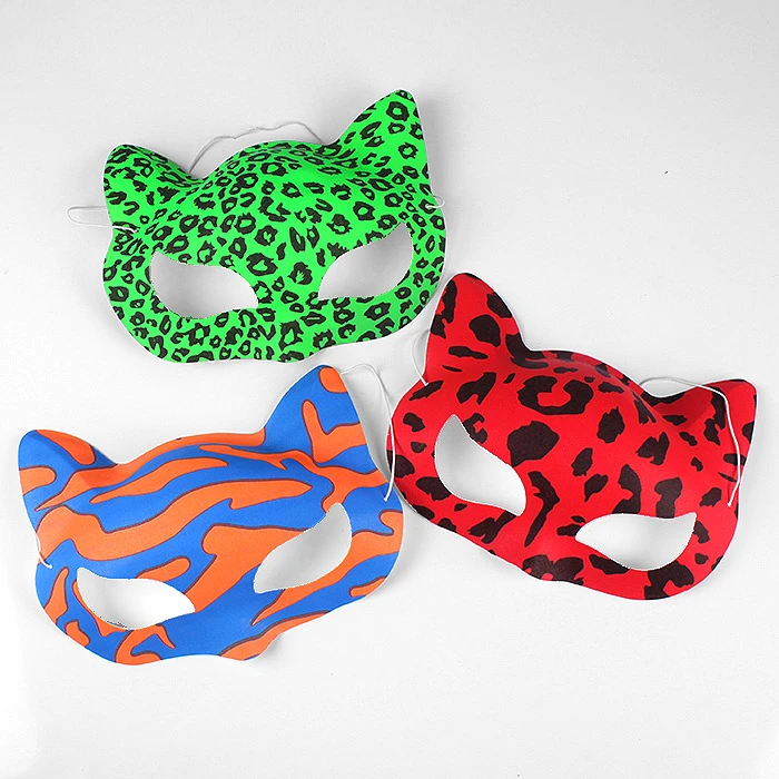 Праздничное украшение "Маска с ушками" ассорти