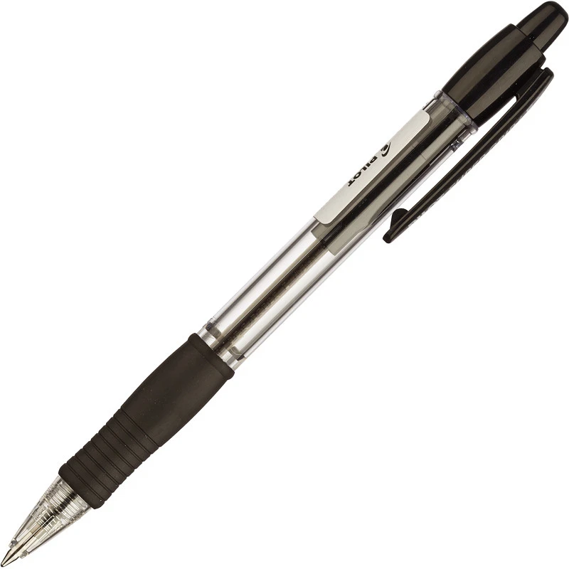Ручка шариковая PILOT BPGP-10R-F авт.резин.манжет.черная 0,32мм Япония штр. Ручка шариковая PILOT BPGP-10R-F авт.резин.манжет.черная 0,32мм Япония штр.
