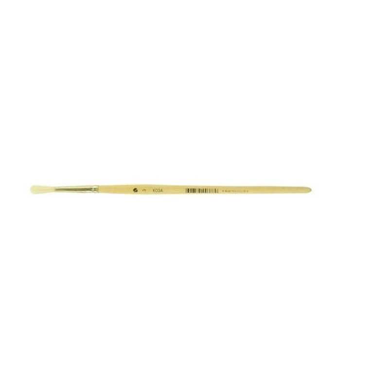 Кисть №1School,коза,круглая,№3 штр.  4640007412077