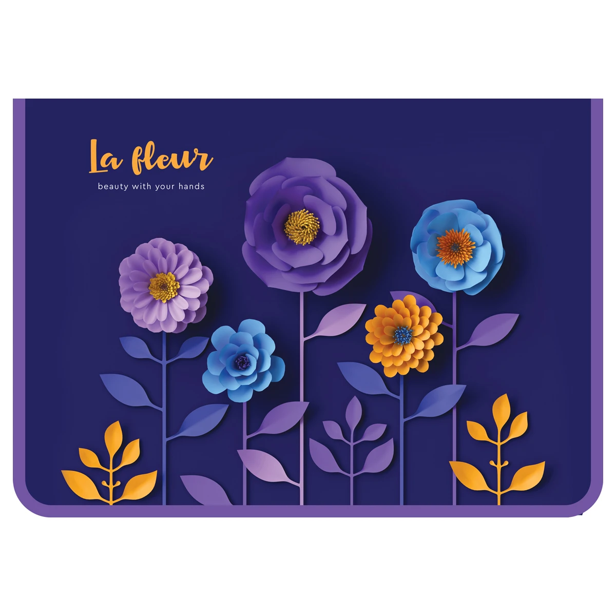 Папка для труда 1 отделение, А4, ArtSpace "La fleur", 325*230*25мм,