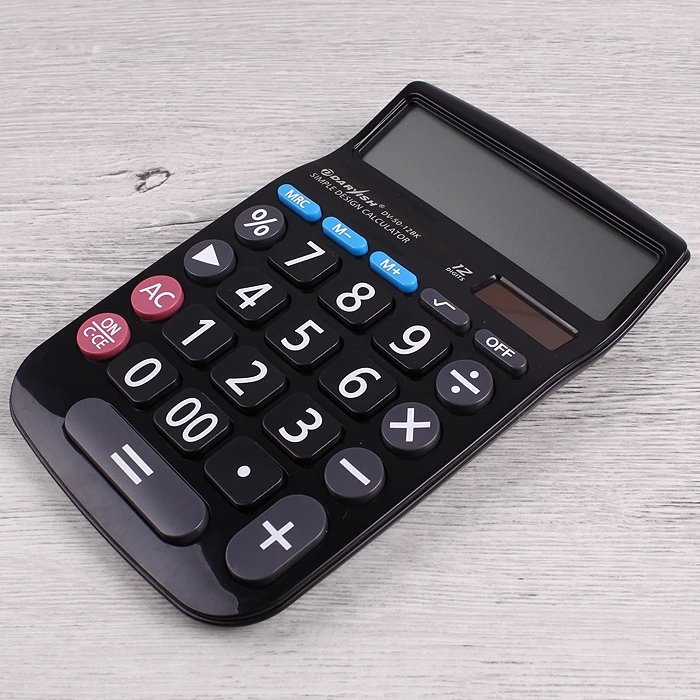 Калькулятор настольный 12 pазр. "Darvish" двойное питание