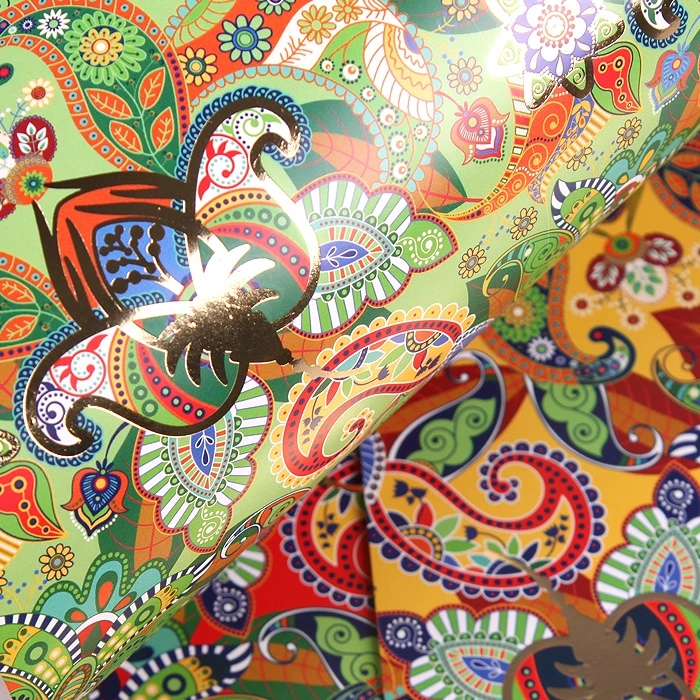 Картон цветной поделочный с тиснением А4 4л. 4цв. "Арабеска"