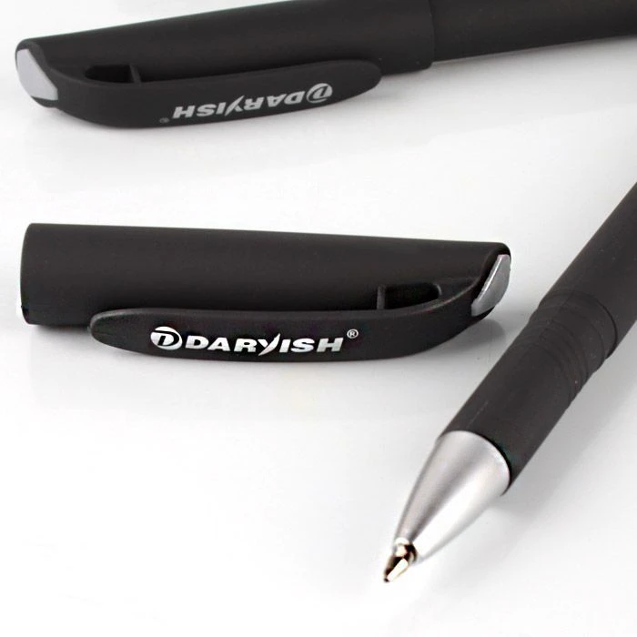 Ручка гелевая чёрная "Darvish" корпус "soft"