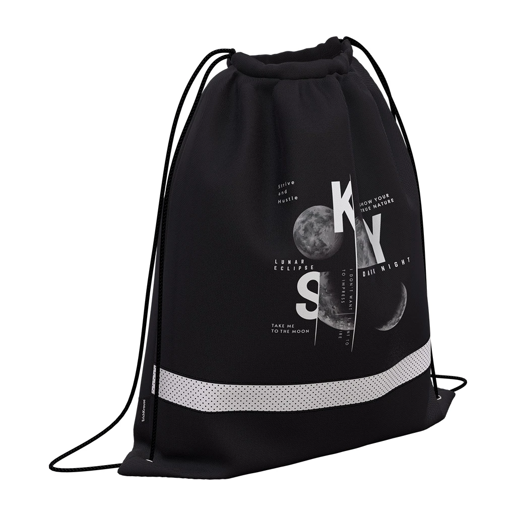 Мешок для обуви ErichKrause® с вентиляцией 500х410мм Moon Cycle