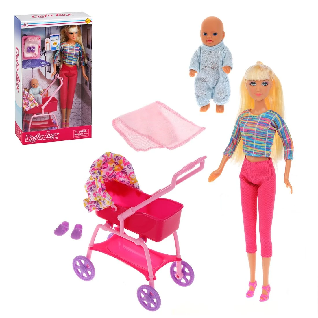 Кукла Defa Lucy. Игровой набор Defa Luсy "На прогулке". 2 куклы, 4 Кукла Defa Lucy. Игровой набор Defa Luсy "На прогулке". 2 куклы, 4