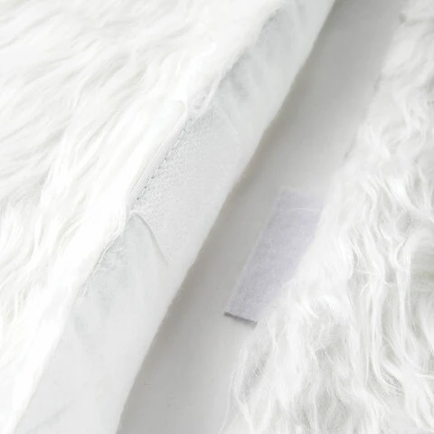 Новогодний коврик под елку, белый, 90 см, полиэстер, НУ-5328 Новогодний коврик под елку, белый, 90 см, полиэстер, НУ-5328