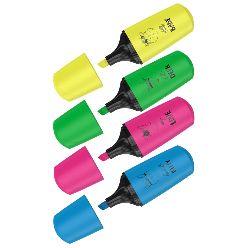 Текстовыделитель Berlingo "Textline HL100", мини, ассорти, 1-5 мм.