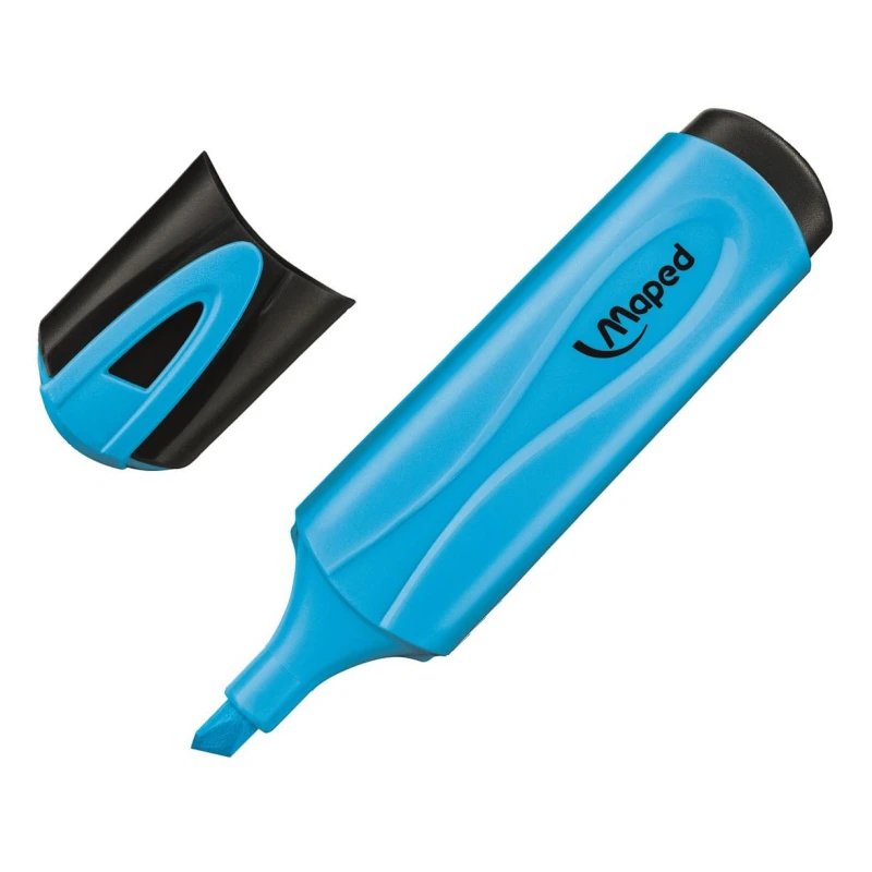 Маркер текстовыделитель Maped FLUO PEP'S CLASSIC 1-5 мм, голубой 742530