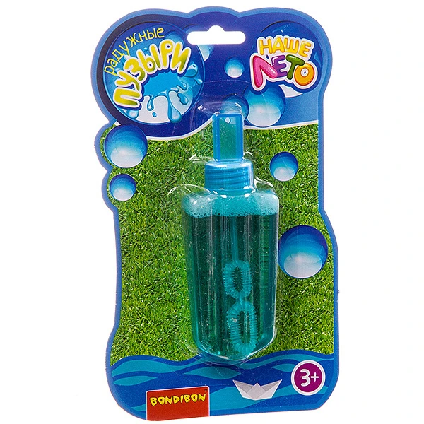 Мыльные пузыри радужные Bondibon "Наше Лето" 60 мл, эскимо, CRD 13х21 Мыльные пузыри радужные Bondibon "Наше Лето" 60 мл, эскимо, CRD 13х21