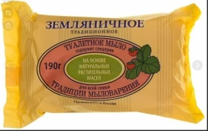Туалетное мыло ЭФКО твердое Традиционное Земляничное 190г.