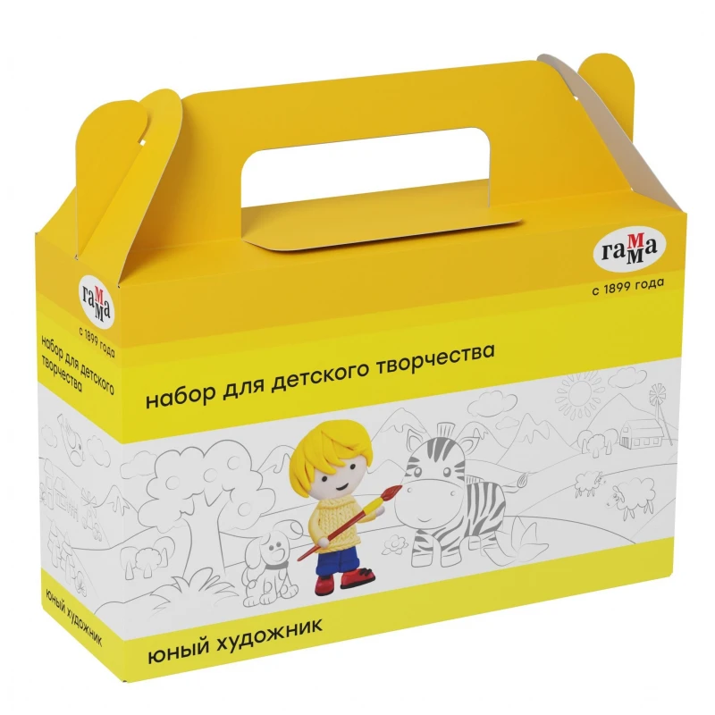 Набор для детского творчества Гамма Юный художник, 7 предметов, 270420204 Набор для детского творчества Гамма Юный художник, 7 предметов, 270420204