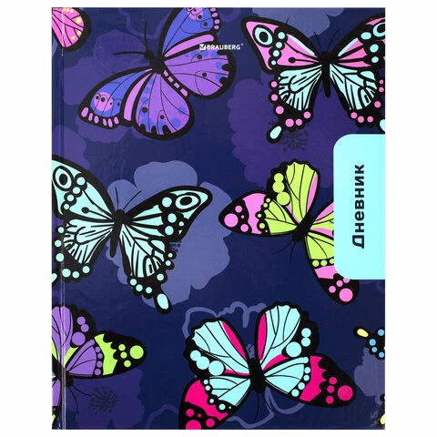 Дневник 1-11 класс 40 л., твердый, BRAUBERG, глянцевая ламинация,