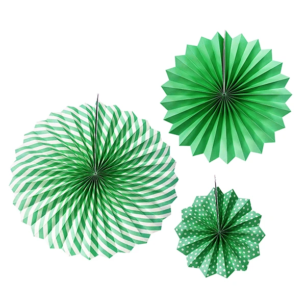 Набор бумажных фантов Green 3 шт 20/30/40 см Набор бумажных фантов Green 3 шт 20/30/40 см