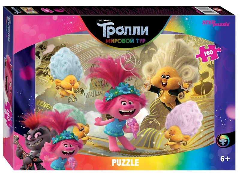 Мозаика "puzzle" 160 "Trolls - 2" (DreamWorks) Мозаика "puzzle" 160 "Trolls - 2" (DreamWorks)