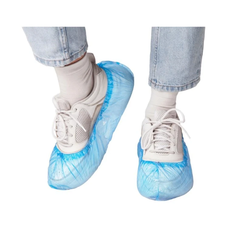 Бахилы н/с, п/э 1,6г, ПНД 5/1р-С (100 пар/уп) синий