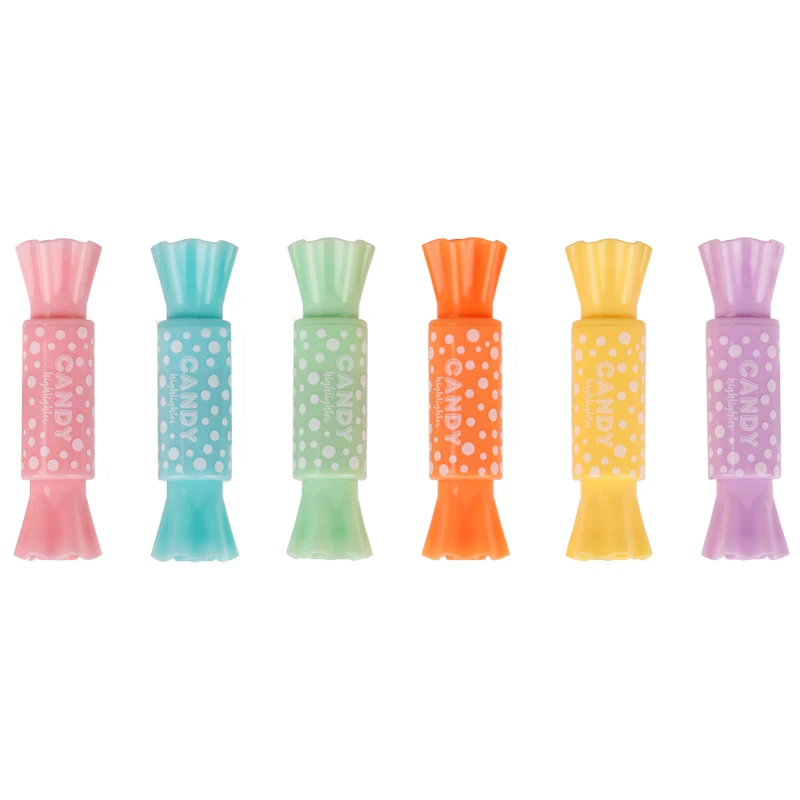 Текстовыделитель двусторонний MESHU "Candy", мини, ассорти, Текстовыделитель двусторонний MESHU "Candy", мини, ассорти,