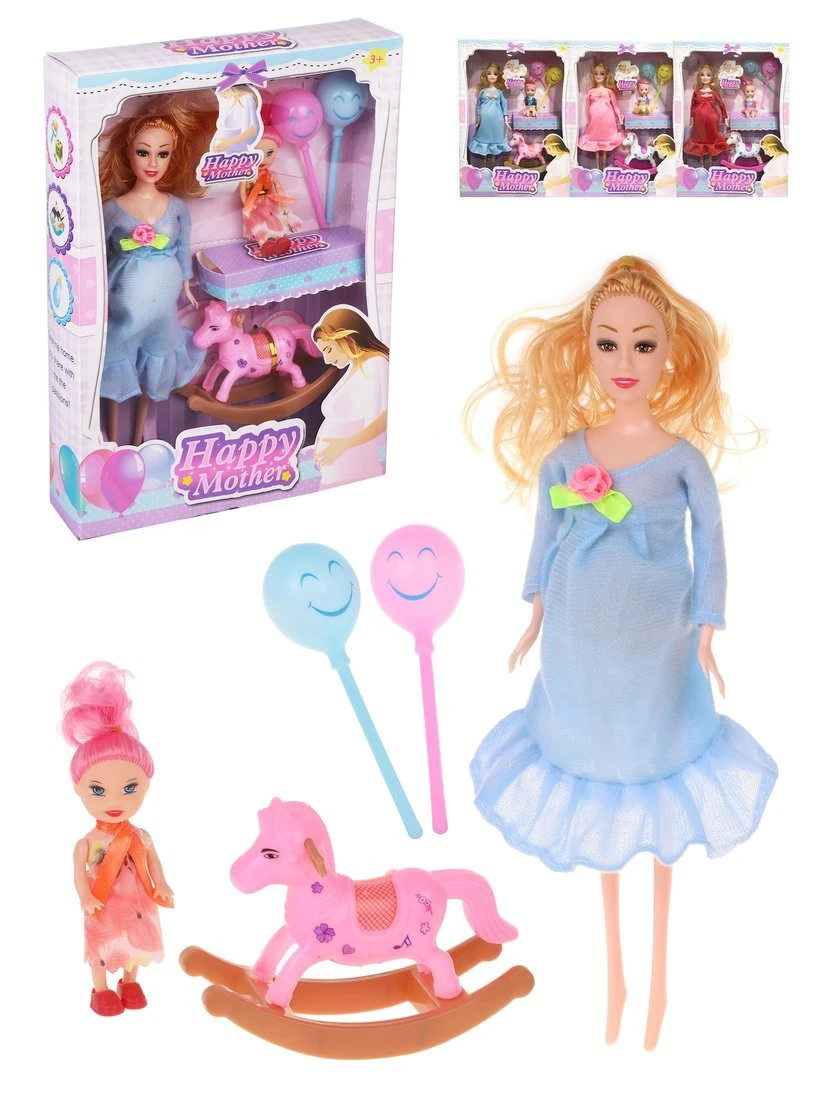 Игровой набор "Маленькая мама", в комплекте кукла 33см., кукла 10см., Игровой набор "Маленькая мама", в комплекте кукла 33см., кукла 10см.,
