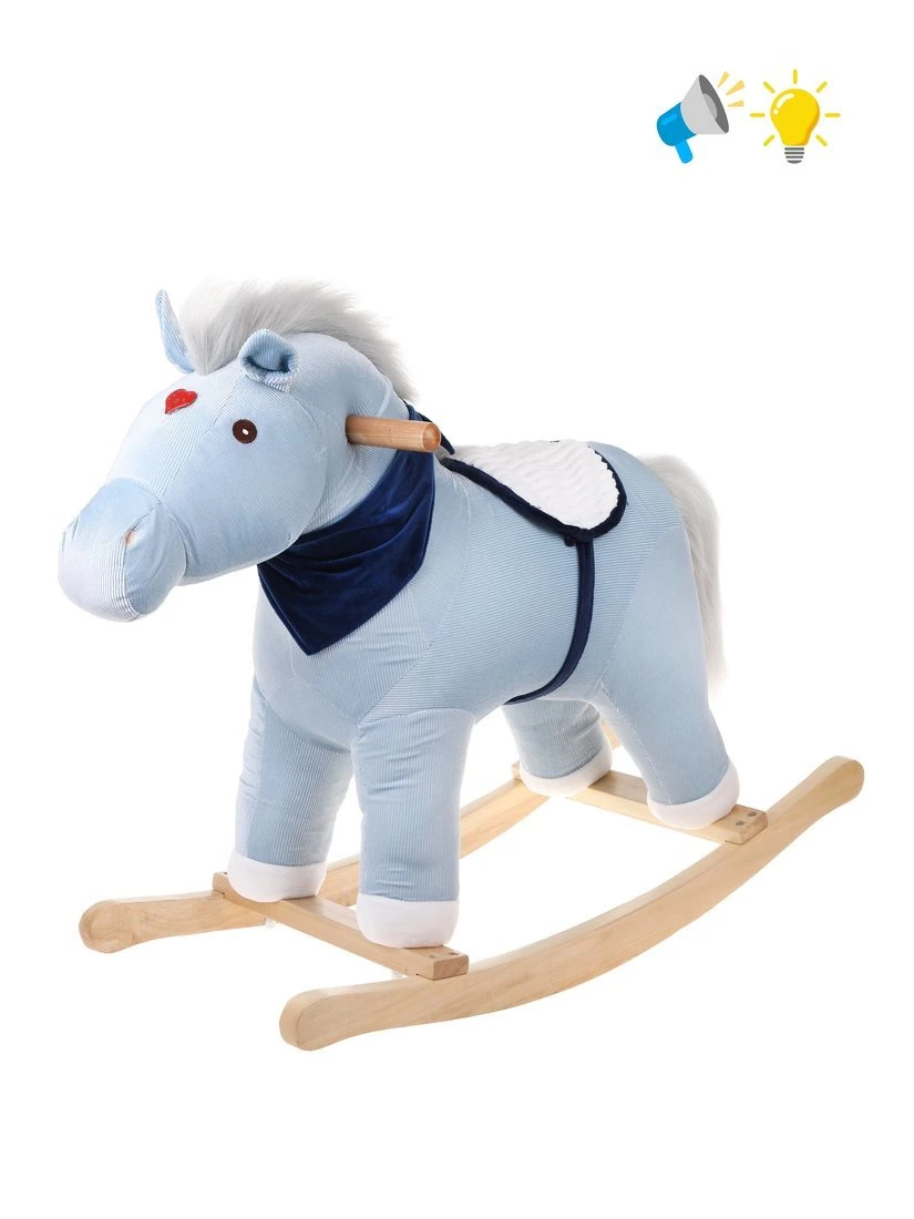 Лошадка-качалка 71 см, свет, звук Лошадка-качалка 71 см, свет, звук