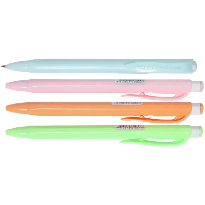 Ручка автоматическая син. "Darvish" корпус трёхгранный ассорти