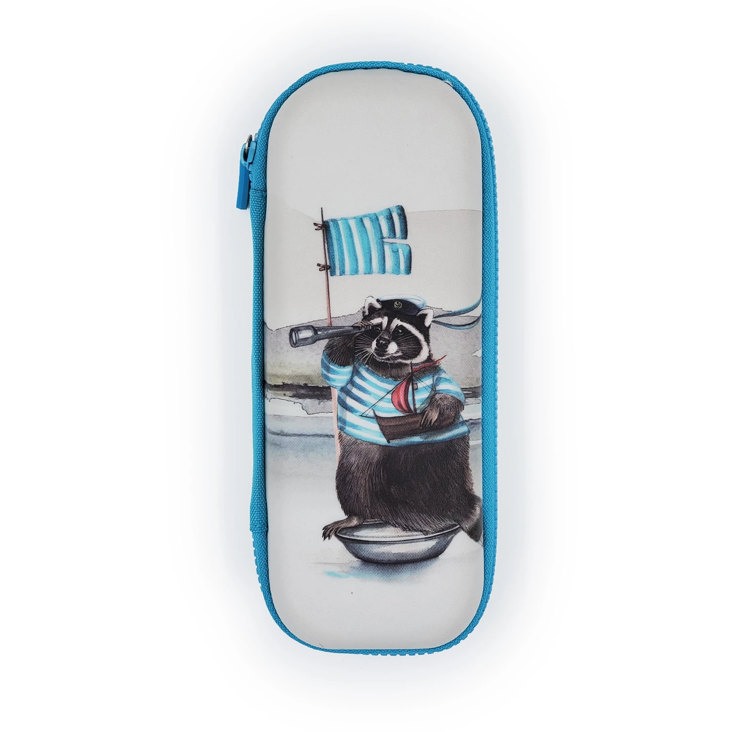 ПЕНАЛ НА МОЛНИИ "ЕНОТ МОРЯЧОК", ОДНО ОТДЕЛЕНИЕ, 220 х95 х50ММ