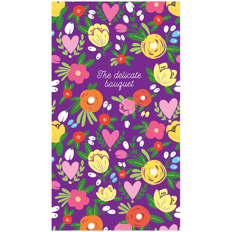 Блокнот А6 32л. на скрепке ArtSpace "Цветочный микс"