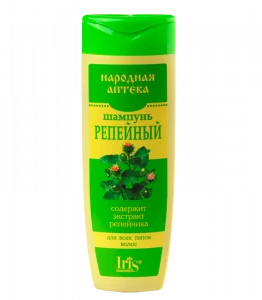 Iris Нар/аптека Шампунь Репейный для в/типов волос 400мл /12шт Iris Нар/аптека Шампунь Репейный для в/типов волос 400мл /12шт
