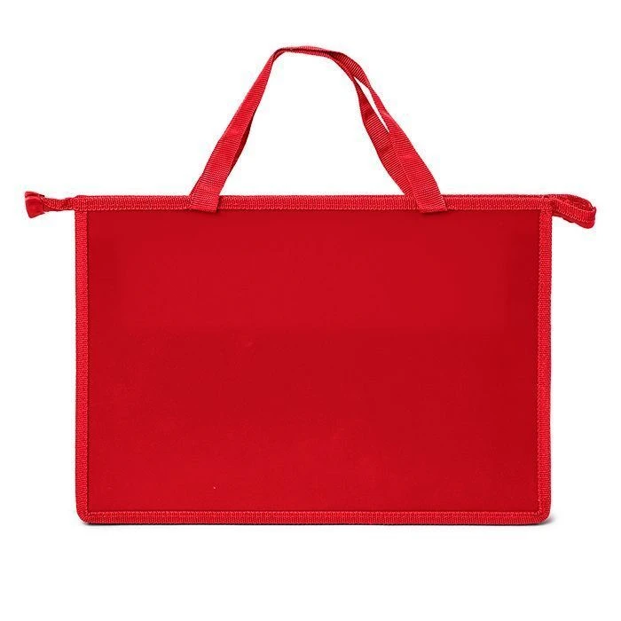 Папка для труда 1 отд. А4 Creativiki 380х304х285 ручка пластик красн.