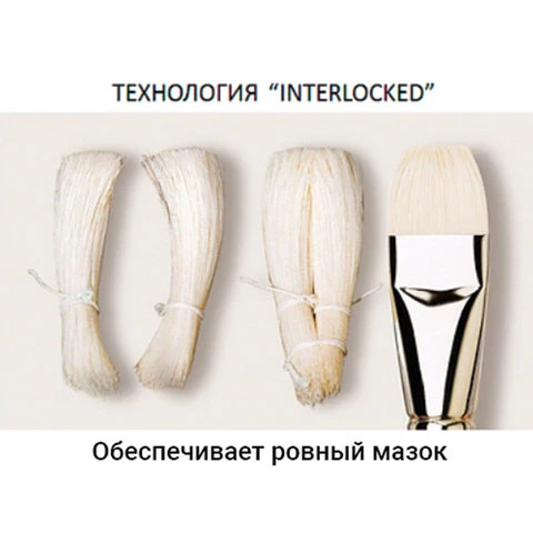 Кисть художественная профессиональная BRAUBERG ART CLASSIC, щетина, плоская, № Кисть художественная профессиональная BRAUBERG ART CLASSIC, щетина, плоская, №