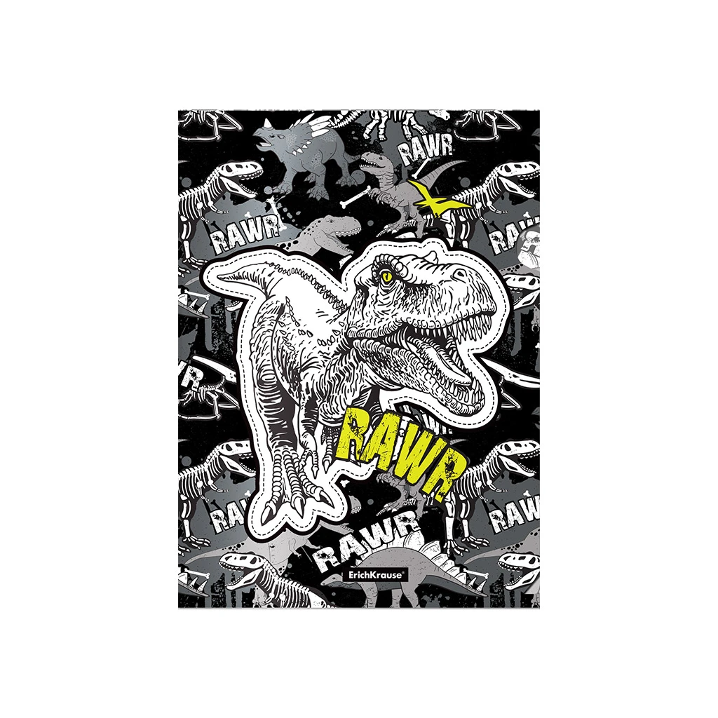 Папка-уголок пластиковая Erich Krause® Dinosaur Park, A4 (в пакете по 12 шт.)