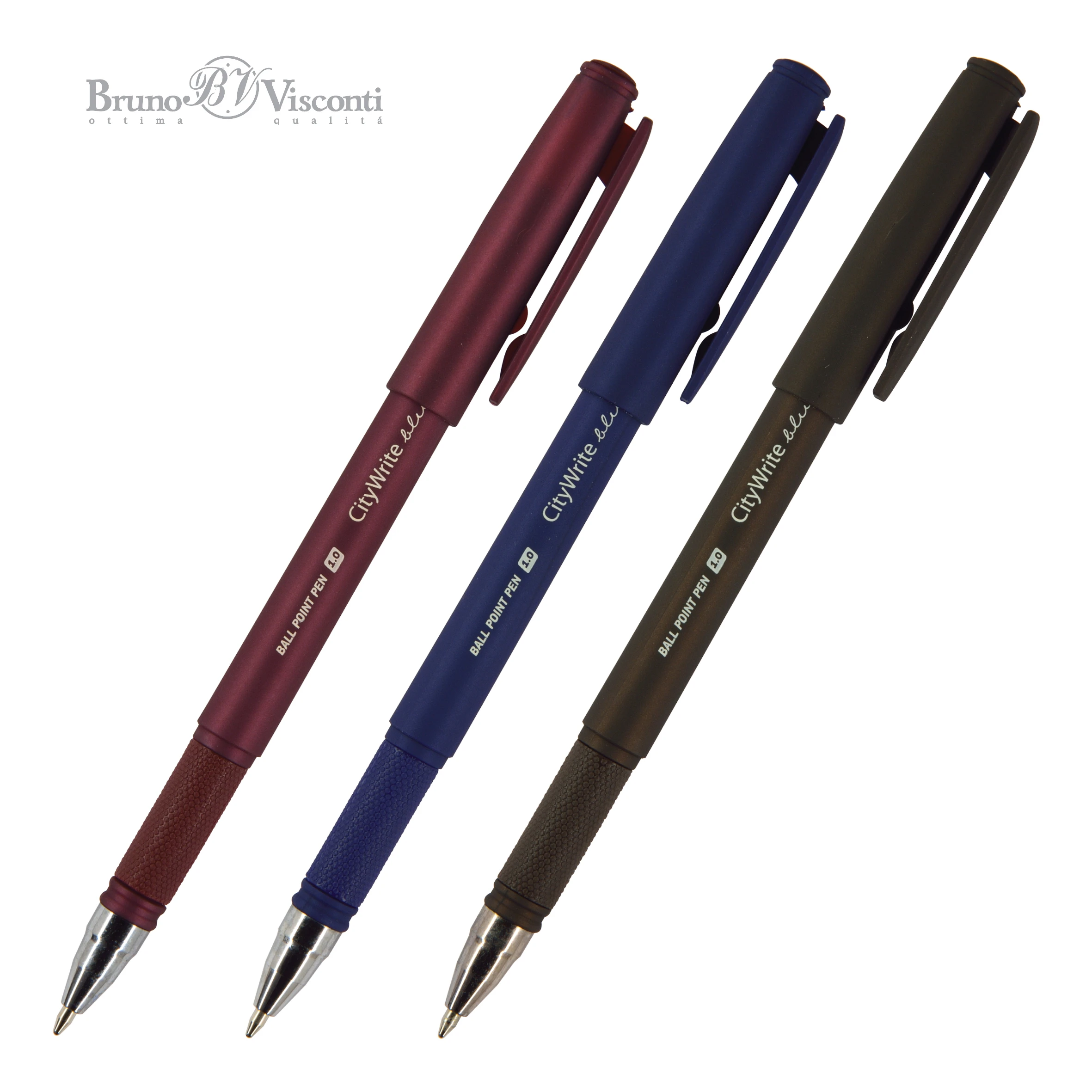 РУЧКА "CityWrite ORIGINAL" ШАРИКОВАЯ, 1.0 ММ, СИНЯЯ (3 цвета корпуса) РУЧКА "CityWrite ORIGINAL" ШАРИКОВАЯ, 1.0 ММ, СИНЯЯ (3 цвета корпуса)