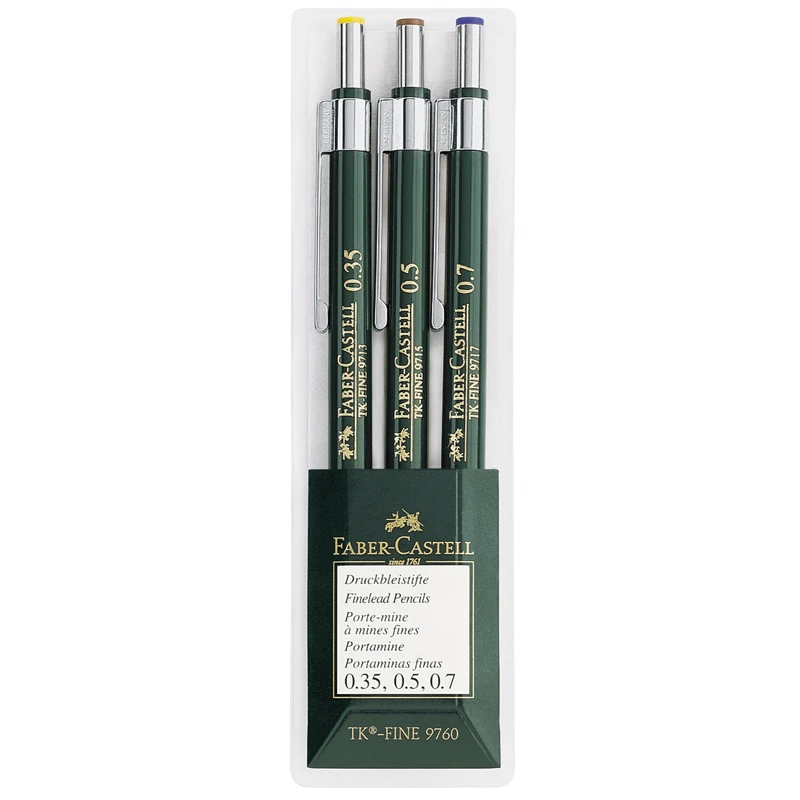 Набор карандашей механических Faber-Castell "TK-Fine 97", HB, Набор карандашей механических Faber-Castell "TK-Fine 97", HB,