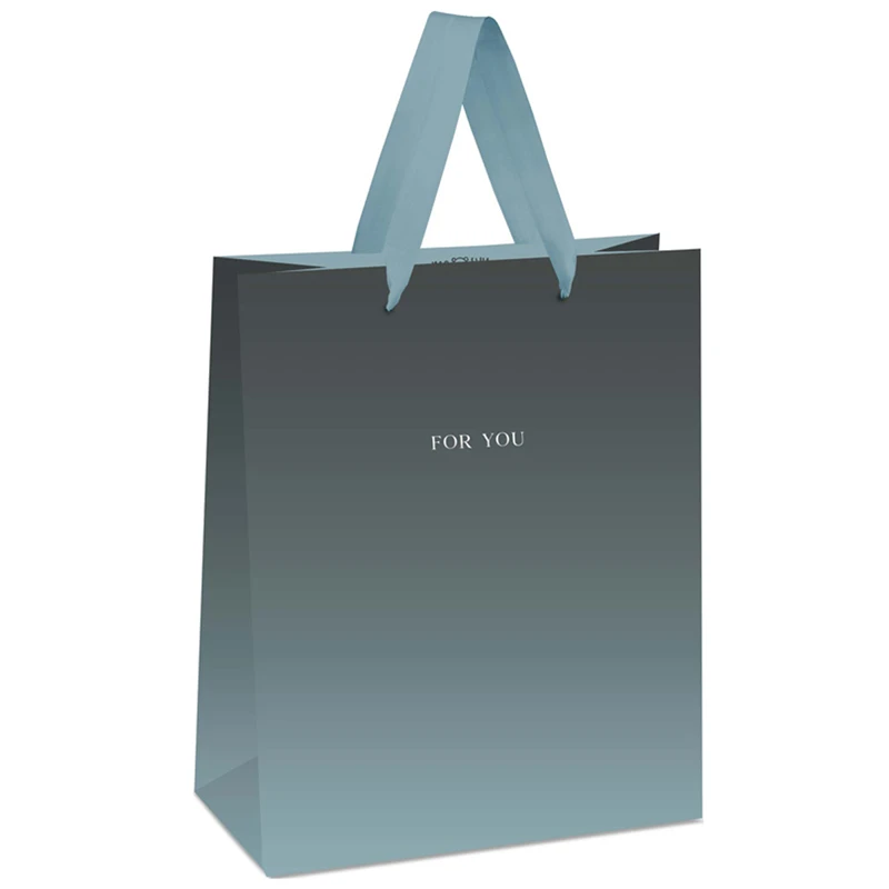 Пакет подарочный 18*23*10см, MESHU "Duotone. PowderBlack-blue Пакет подарочный 18*23*10см, MESHU "Duotone. PowderBlack-blue